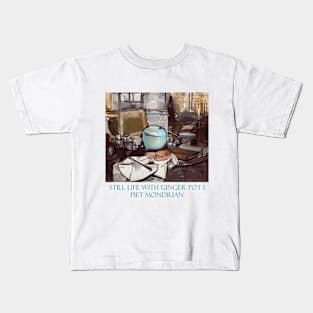 Still Life with Ginger Pot I by Piet Mondrian Kids T-Shirt